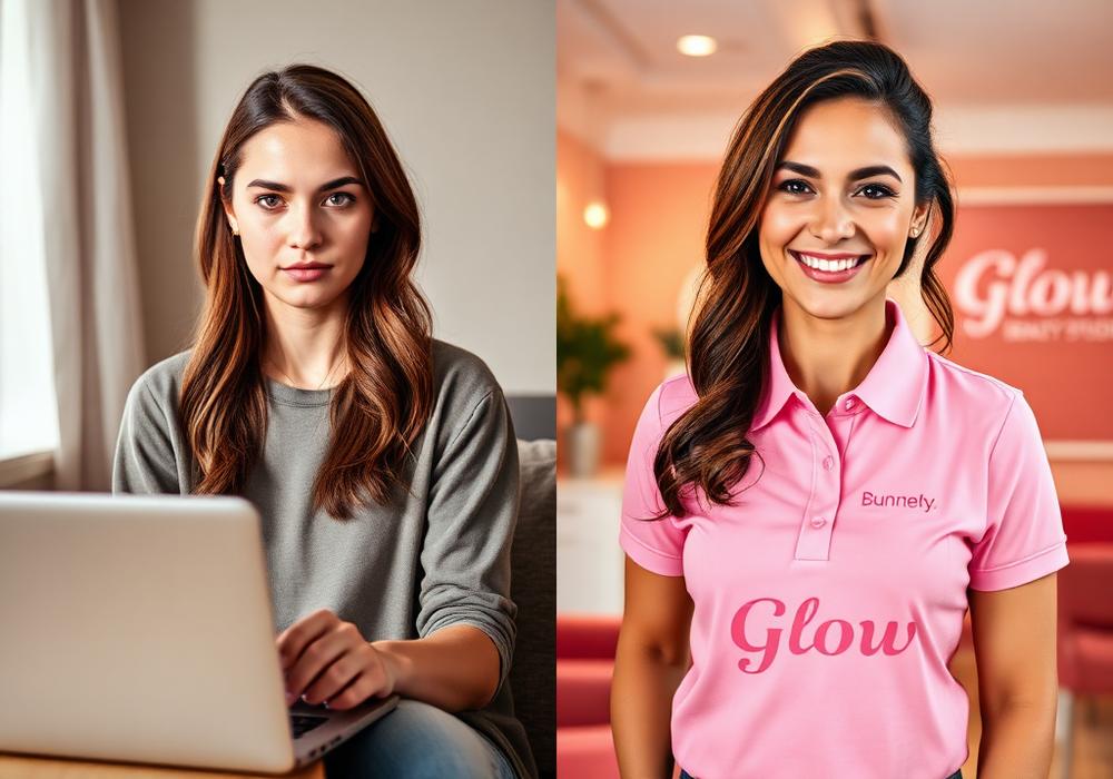 Transformation of Glow Beauty Studio